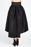 Taffeta High-low Skirt