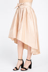 Taffeta High-low Skirt