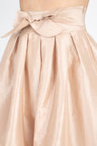 Taffeta High-low Skirt