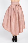 Taffeta High-low Skirt