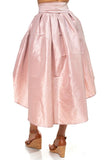 Taffeta High-low Skirt