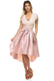 Taffeta High-low Skirt