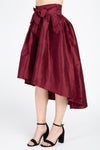 Taffeta High-low Skirt