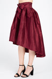 Taffeta High-low Skirt