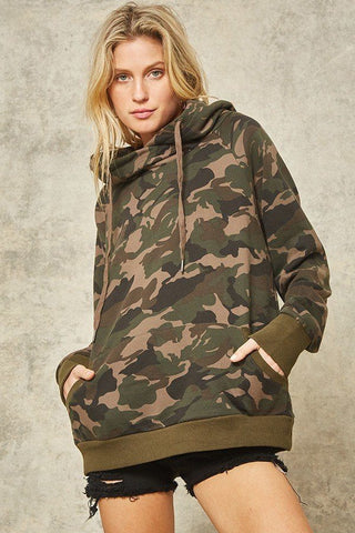 Olive Camouflage Hoodie