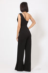 One Shoulder Jumpsuit W/ Small Opening