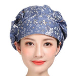 Floral Print Adjustable Scrub Hats